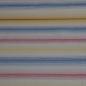 Preview: Dekostoff Webstreifen recycelt blau rot gelb